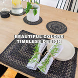 Jet Black Braided Accessories