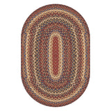 Biscotti Multi Color Cotton Braided Oval Rug
