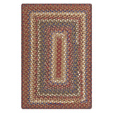 Biscotti Multi Color Cotton Braided Rectangular Rug silo image