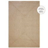 Biscuit Brown Braided Area Rugs