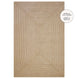 Biscuit Brown Braided Area Rugs