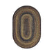 Black Forest Ultra Durable Small Braided Oval Rugs In Set