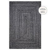 Black Braided Area Rugs