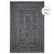 Black Braided Area Rugs