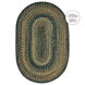 Black Forest Oval Braided Rug