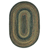 Black Forest Outdoor Braided Oval Rug