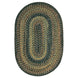 Black Forest Oval Braided Rug