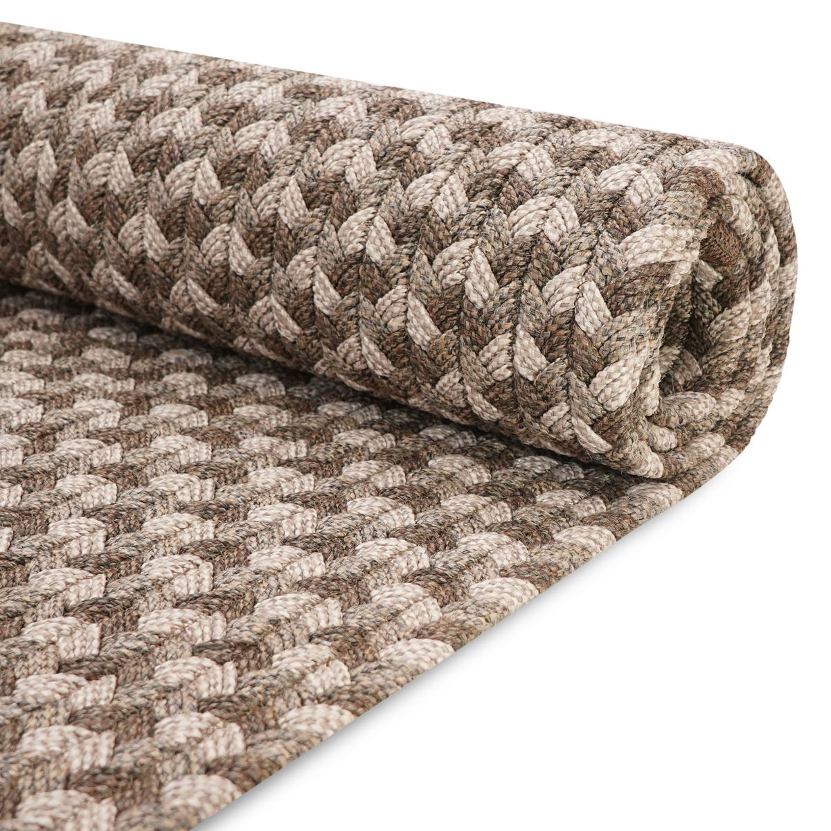 Best Brown Stone Luxuria Braided Rugs for Wood Floor