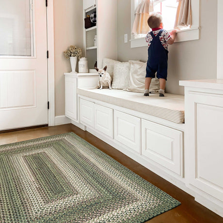 Cedar Ridge Green Braided Rugs