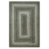 Cedar Ridge Green Ultra Durable Braided Rectangular Rug