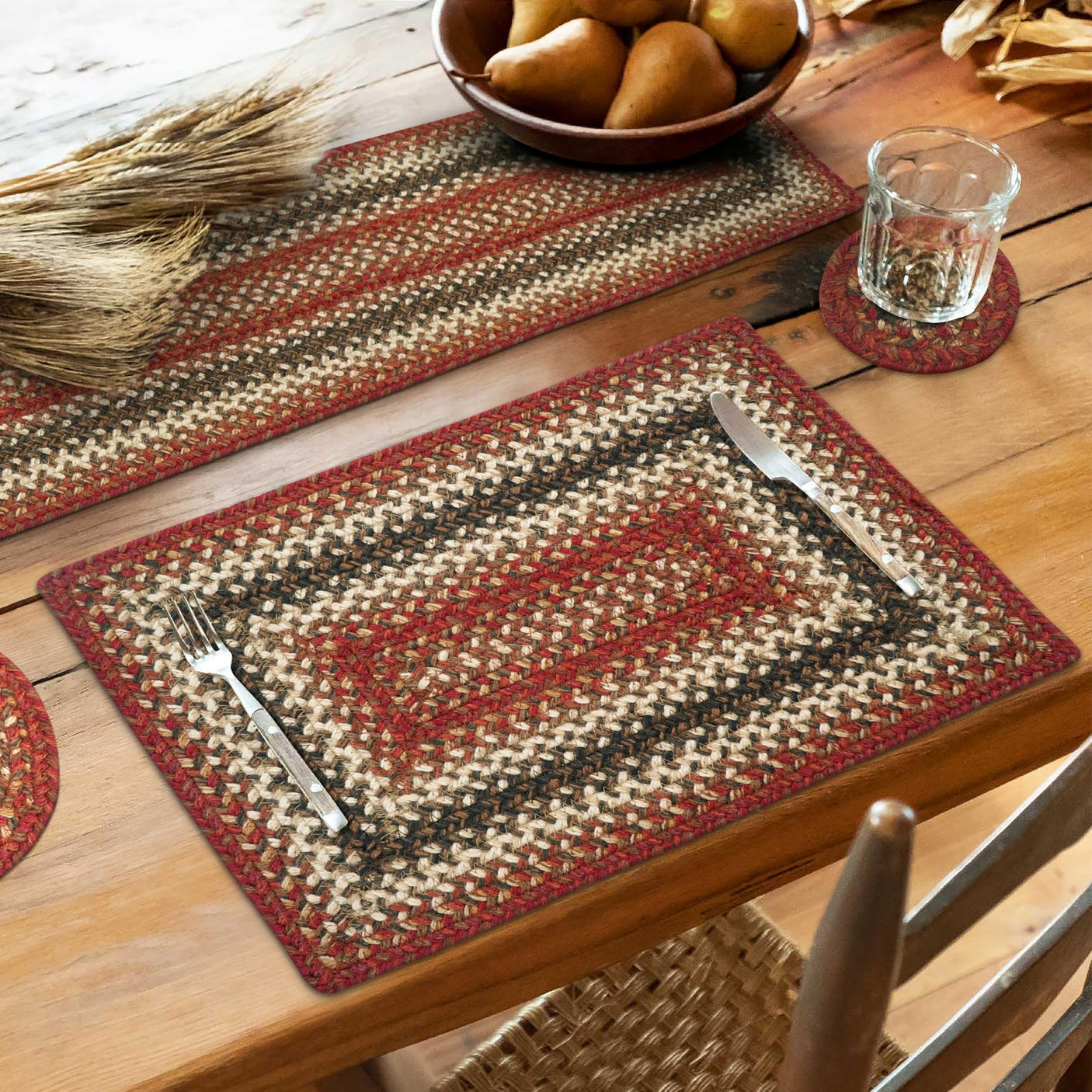 Chester Red Braided Accessories