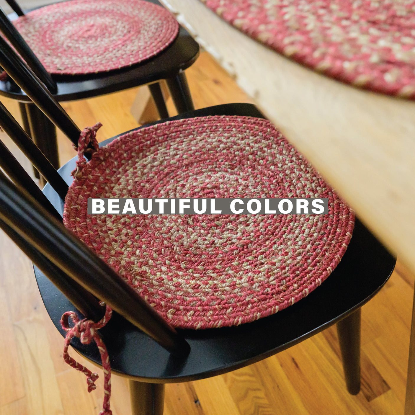 Apple Pie Red Jute Braided Accessories