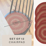 Apple Pie Red Jute Braided Accessories