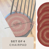 Apple Pie Red Jute Braided Accessories