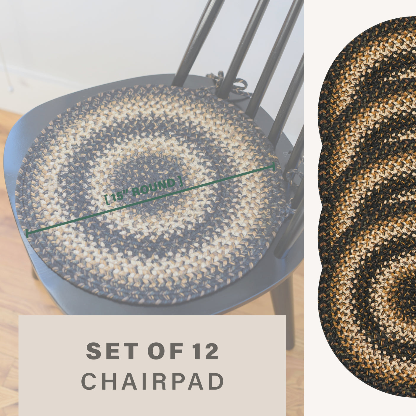 Kilimanjaro Black Braided Accessories