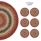 Best Round Red Braided Accessories Dinner Table