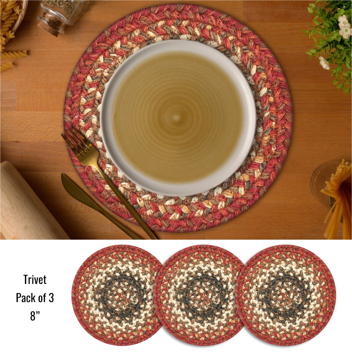 Best Red Braided Accessories for Kitchen Area
