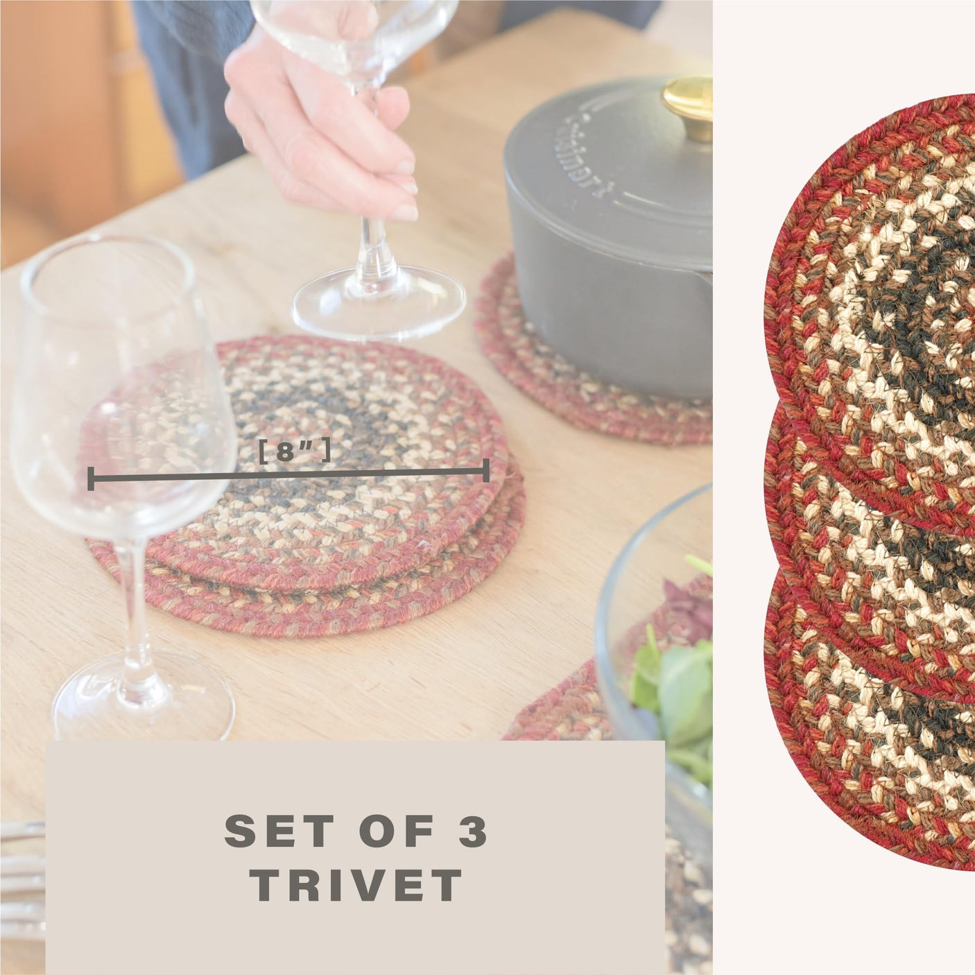 Chester Red Braided Accessories