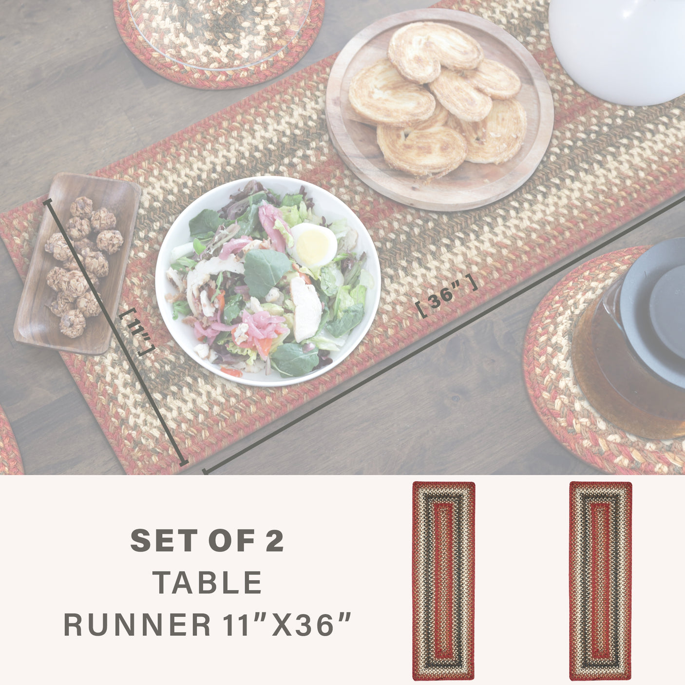 Chester Red Braided Accessories