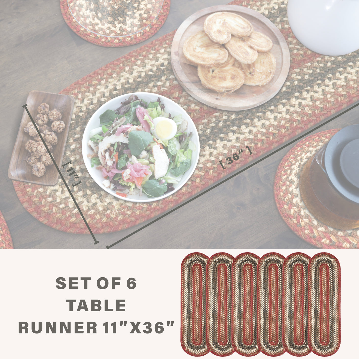 Chester Red Braided Accessories