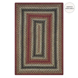 Chester Red Jute Braided Area Rugs