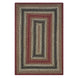Chester Red Jute Braided Area Rugs
