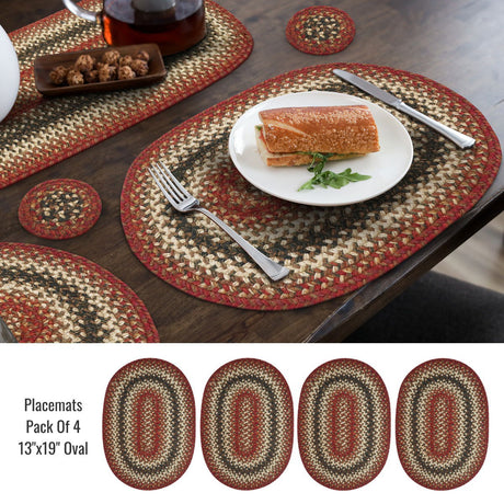 Best Red Braided Accessories for Kitchen Placemats