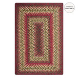 Cider Barn Red Jute Braided Rug