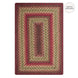 Cider Barn Red Jute Braided Rug