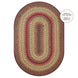 Cider Barn Red Jute Oval Braided Rugs