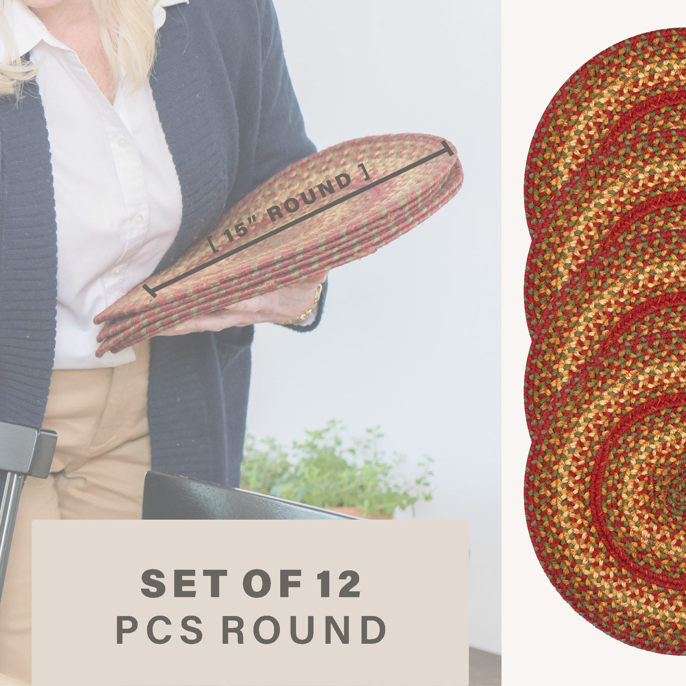 Cider Barn Red Braided Accessories