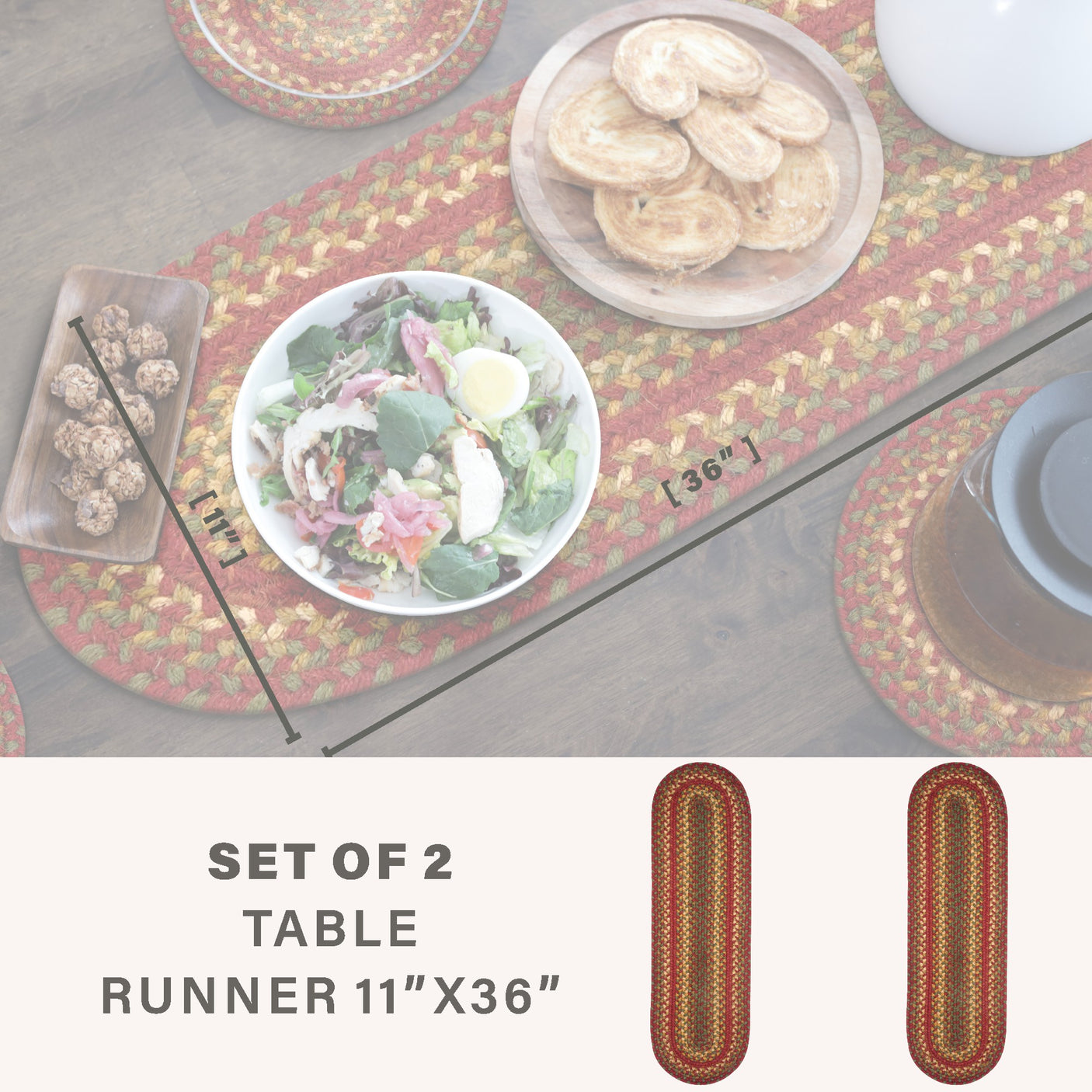 Cider Barn Red Braided Accessories