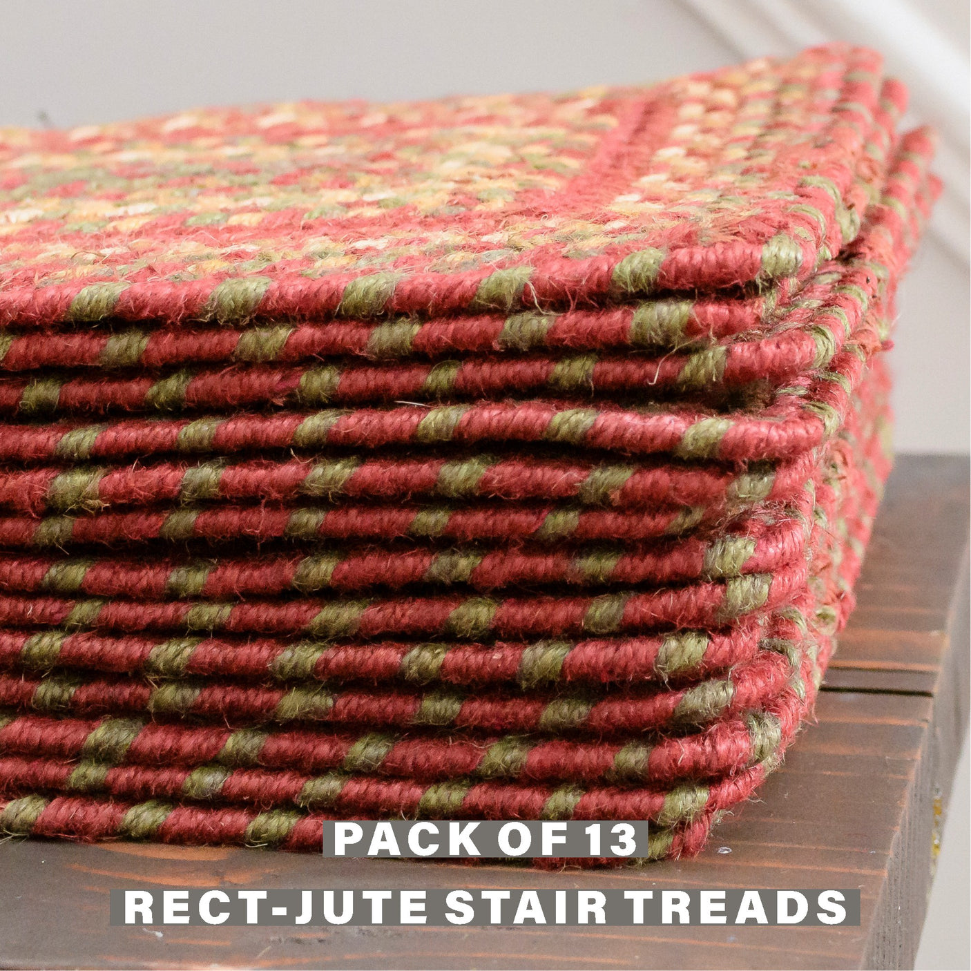 Cider Barn Red Jute Stair Tread