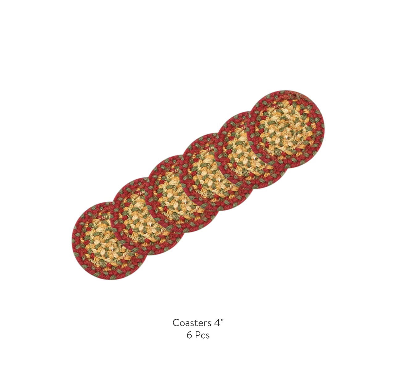 Round Red Braided Accessories for Tea Cup Use