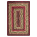 Cider Barn Red Jute Braided Rug