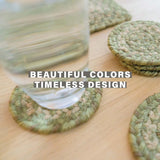 Grassland Green Jute Braided Accessories