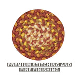 Amber Leaf Red Jute Braided Accessories