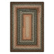 Cocoa Bean Black, Grey Cotton Braided Rugs