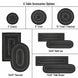 Jet Black Braided Accessories