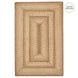 Cookie Dough Brown Jute Braided Rug
