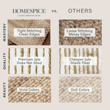 Best Handmade Soft Jute Oval Braided Rug 