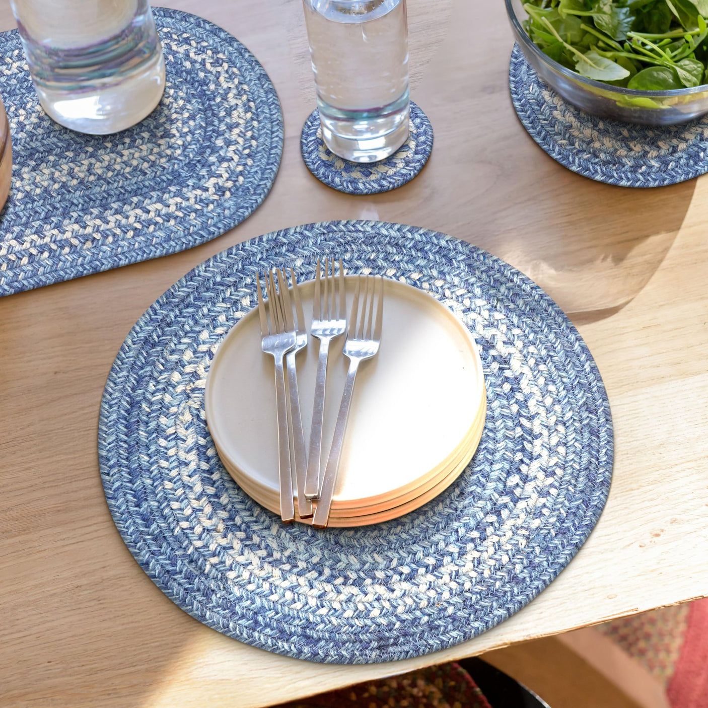 Denim Blue Braided Accessories