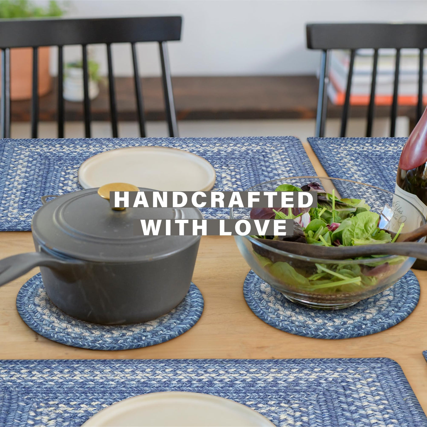 Denim Blue Braided Accessories