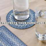 Denim Blue Braided Accessories