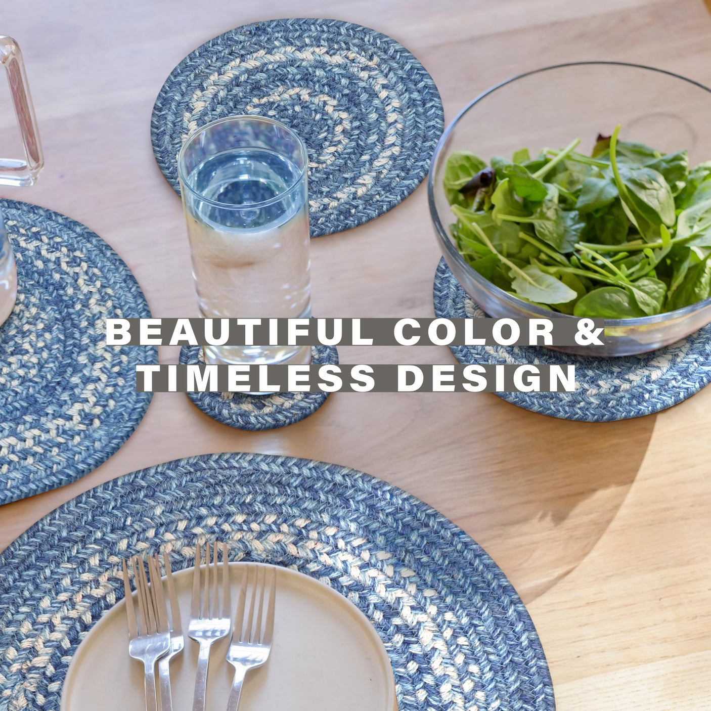 Denim Blue Braided Accessories