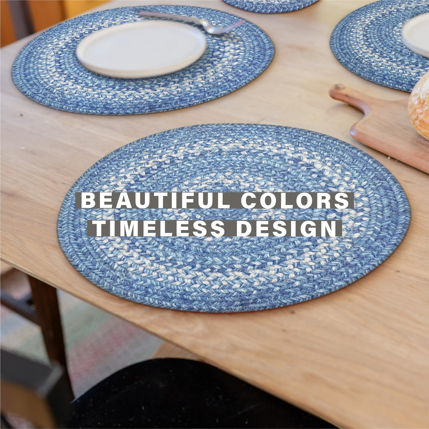 Denim Blue Braided Accessories