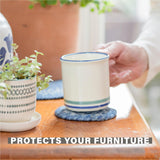 Denim Blue Braided Accessories