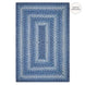 Denim Blue Jute Braided Rugs