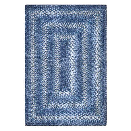 Denim Blue Braided Rug 