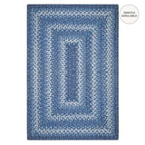 Denim Blue Jute Braided Rugs